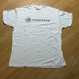 Von Zipper Logo Tee Shirt White (2013)